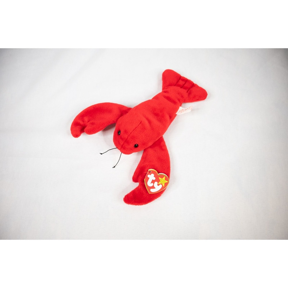Ty Original Beanie Baby - Pinchers Red Plush Lobster 9"  June 19, 1993 plush toy